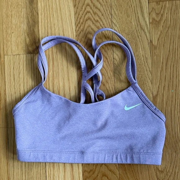 Nike Sports Bra Trio - Burgundy, White and Lavender - Picture 2 of 10